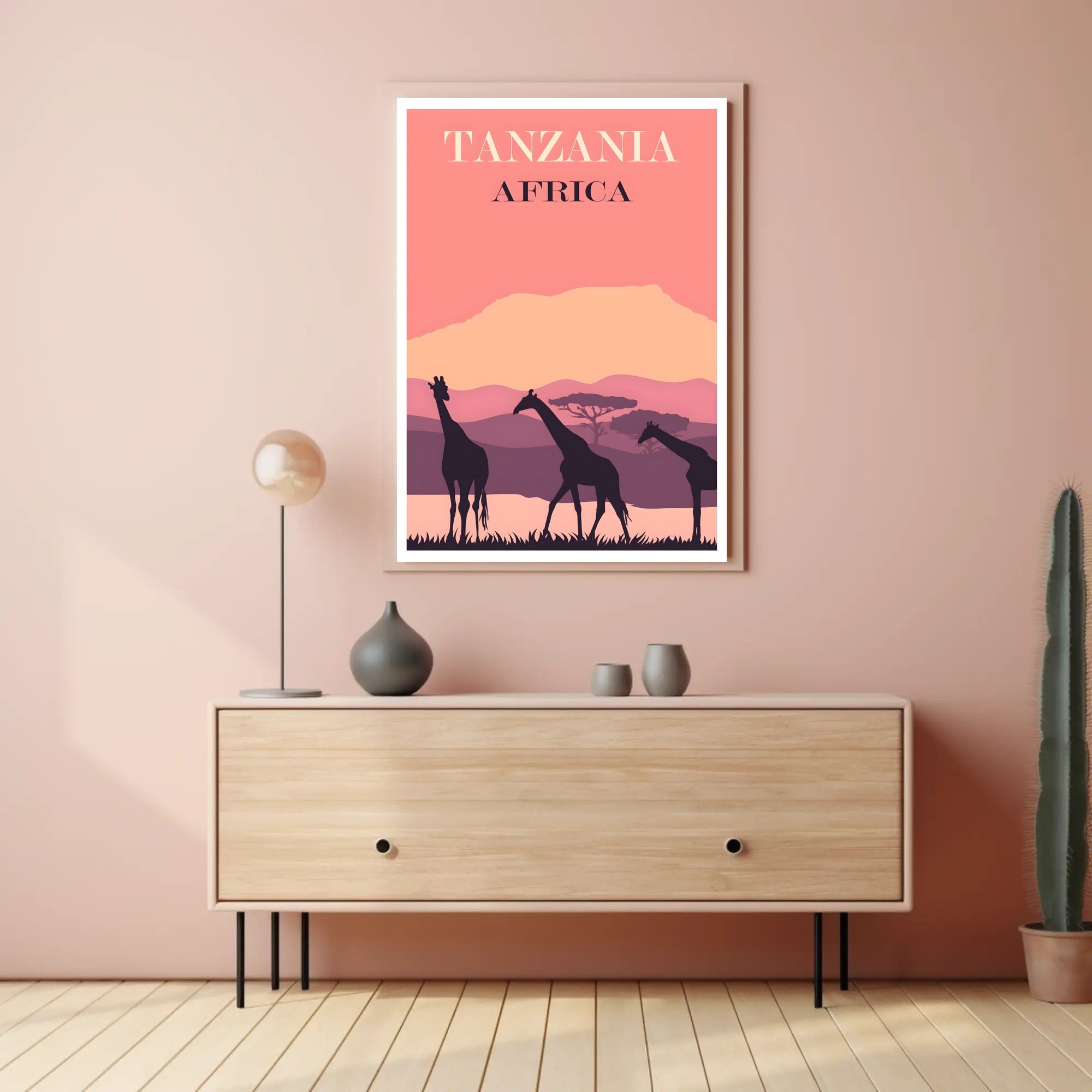 Tanzania Safari Adventure Poster