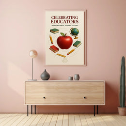 Celebrating Educators: Inspirational Motivational or Quote Poster