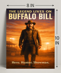 Buffalo Bill The Legend Lives On Poster PosterGoat