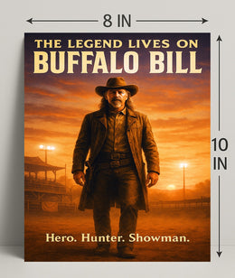 Buffalo Bill The Legend Lives On Poster PosterGoat