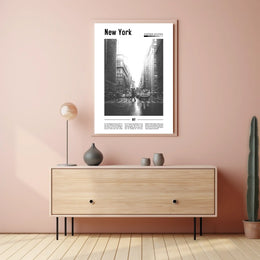 New York City Urban Architecture Poster Modern Wall Art