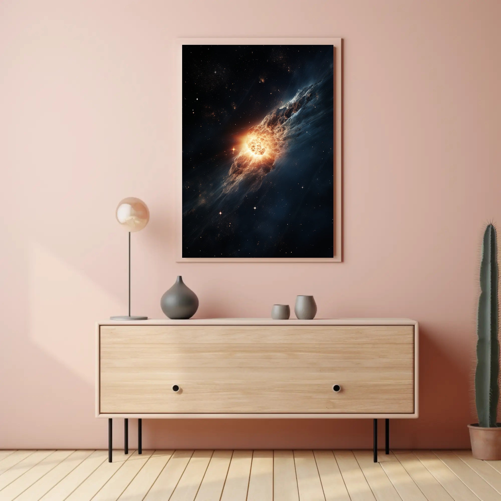 Cosmic Collision Poster