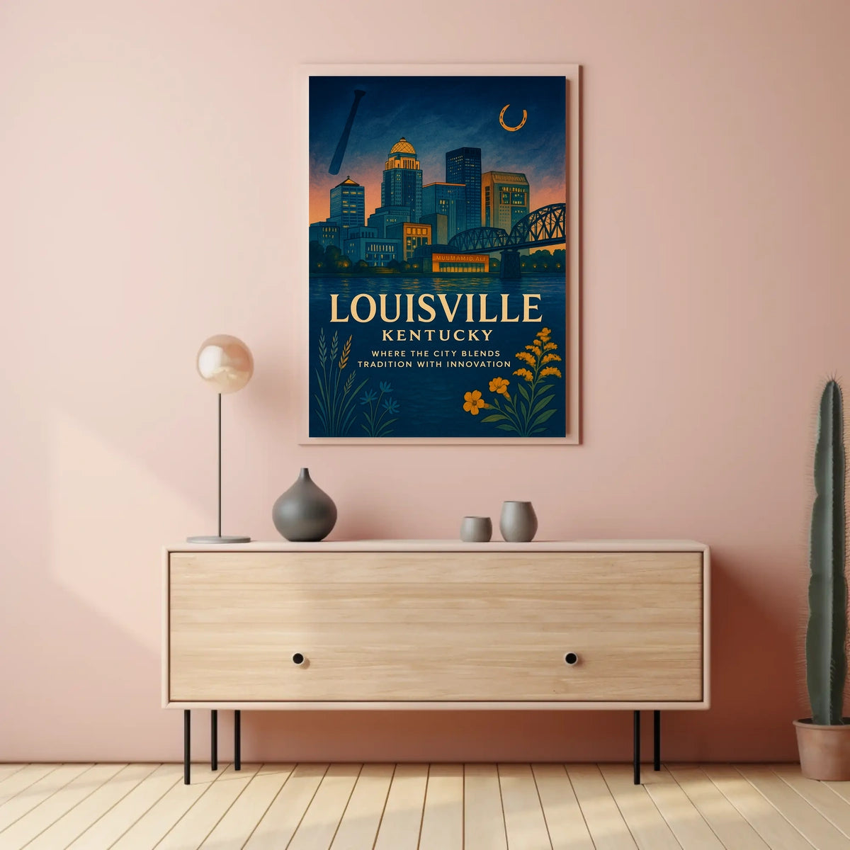 Louisville, Kentucky Tradition Meets Innovation Poster