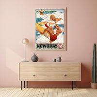 Newquay On The Cornish Coast Poster
