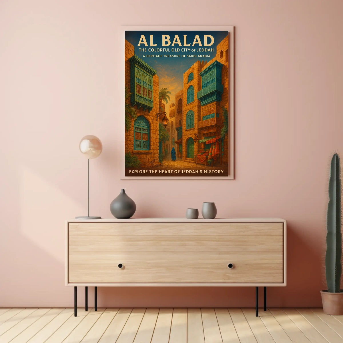 Al Balad The Colorful Old City Of Poster
