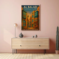 Al Balad The Colorful Old City Of Poster