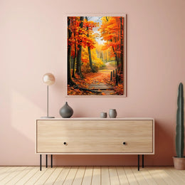 Autumn Pathway Poster
