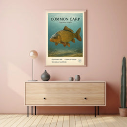 Common Carp Cyprinus carpio Poster