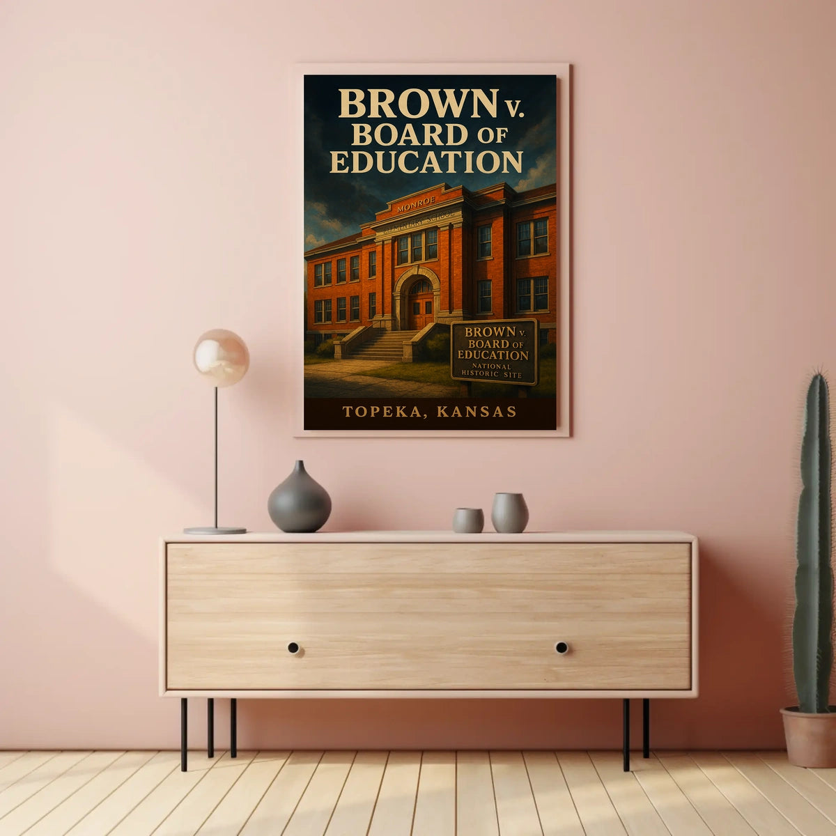 Brown V. Board Of Education Poster