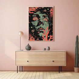 Cosmic Vision Art Print Poster for Home Decor and Wanderlust Enthusiasts PosterGoat
