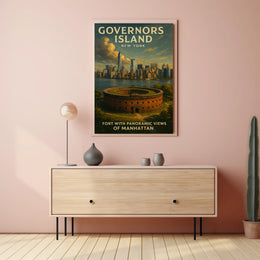 Governors Island New York Poster