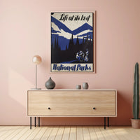 National Parks Vintage Travel Poster Print
