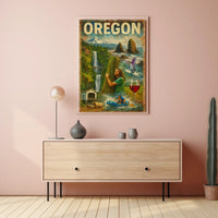 Discover Oregon Poster