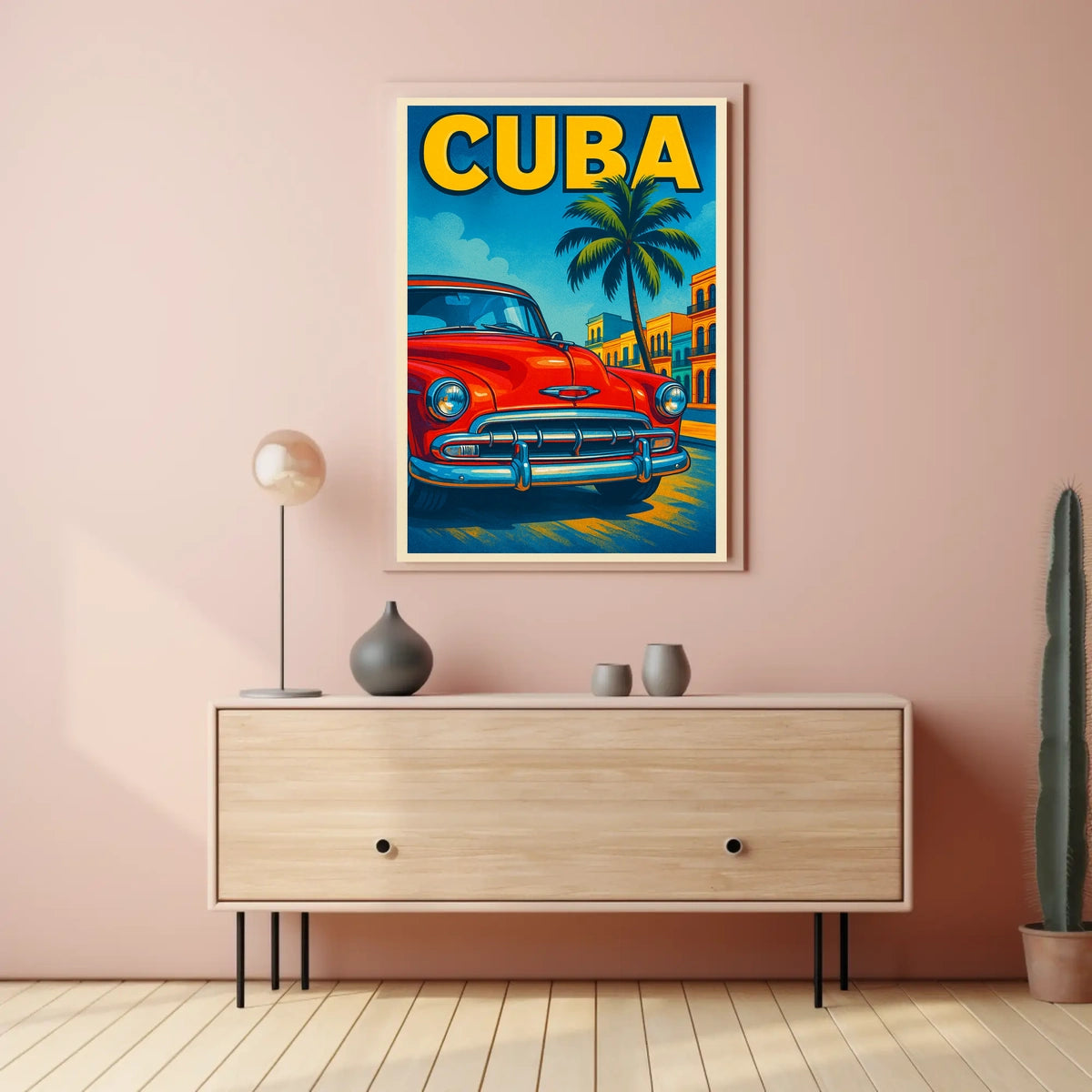 Vintage Cuba Travel Vintage Poster