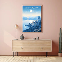Tranquil Mediterranean Landscape Poster PosterGoat