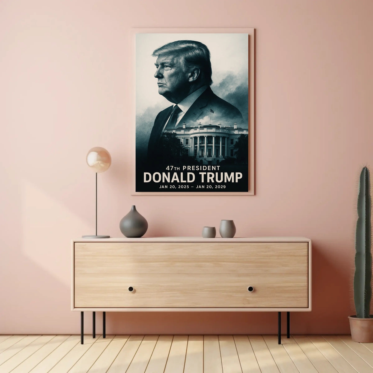 Trump Vision Liberty Hopeful Digital Painting Poster