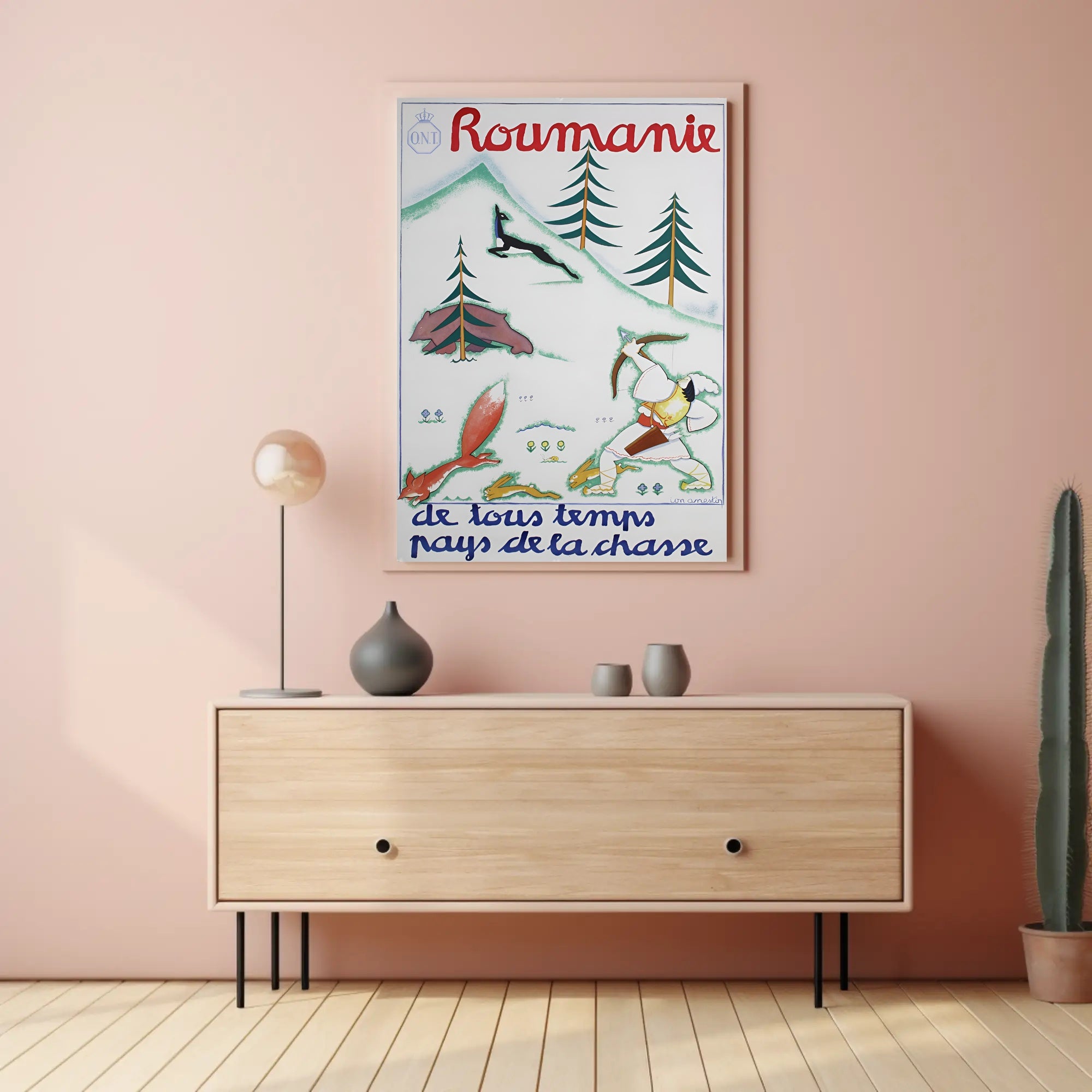 Vintage Hunting in Romania: Cultural or Heritage Poster PosterGoat