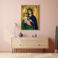 Christian Art  Virgin Mary Poster