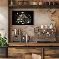 Festive Christmas Tree Poster