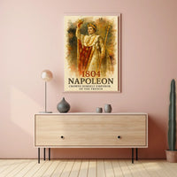 Napoleon Crowning Himself Emperor Historic Art Poster