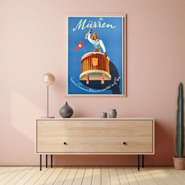 Kandahar Ski Resort Winter Travel Poster PosterGoat