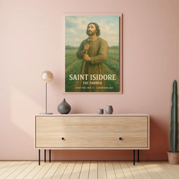 Saint Isidore The Farmer Poster