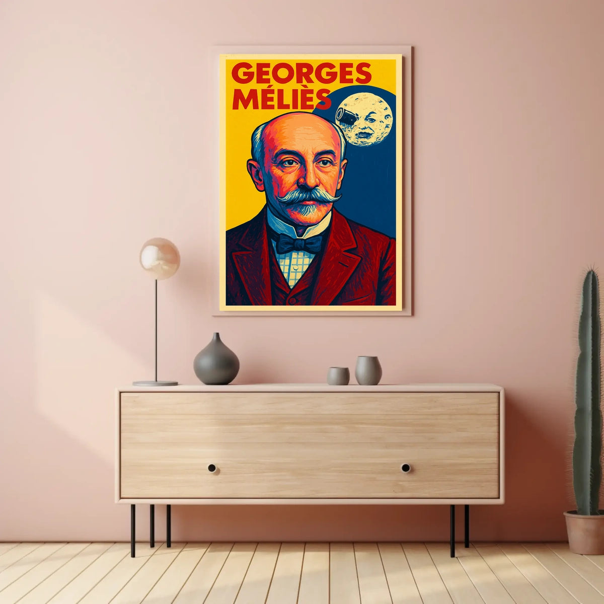 Georges Méliès Cinematic Pioneer Poster