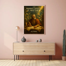 The Inspired Apostle St. Matthew Poster
