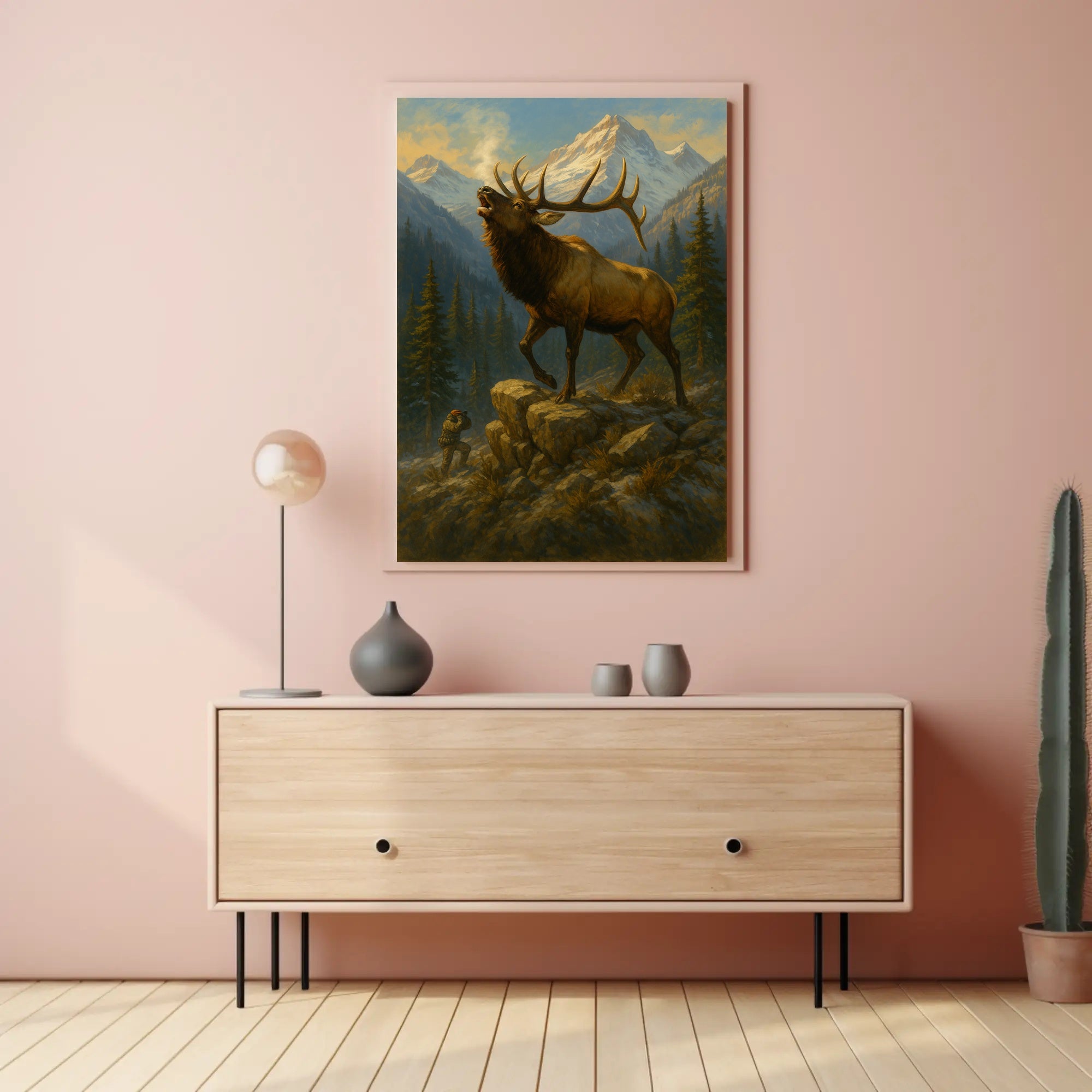 Majestic Wilderness Encounter Poster PosterGoat