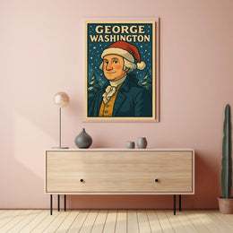 George Washington In Festive Attire Poster