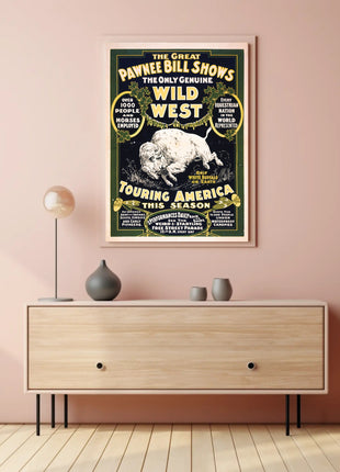 The Great Pawnee Bill Wild West Show Poster