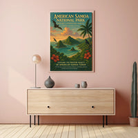 National Park of American Samoa Travel Poster