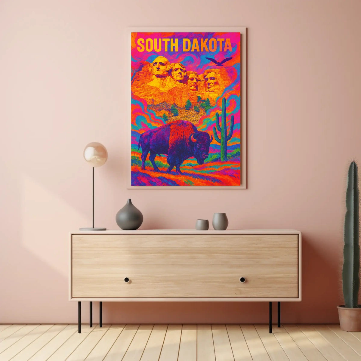 South DakotaS Vibrant Tribute Poster