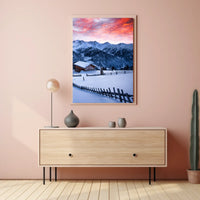Winter Mountain Serenity Poster