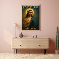 Jesus Christ Wall Art Vintage Print PosterGoat
