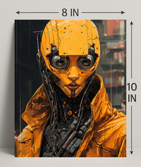 Futuristic Sentinel Poster PosterGoat