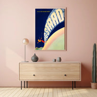 Gstaad Skiing Adventure Poster