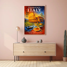 Experience Italy Poster PosterGoat