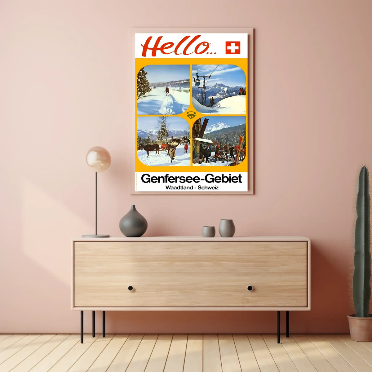 Hello from the Genfersee-Gebiet Poster