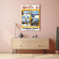 Hello from the Genfersee-Gebiet Poster