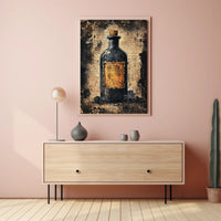 Vintage Potion Bottle Vintage Poster