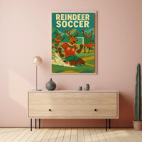 Reindeer Soccer Extravaganza Poster