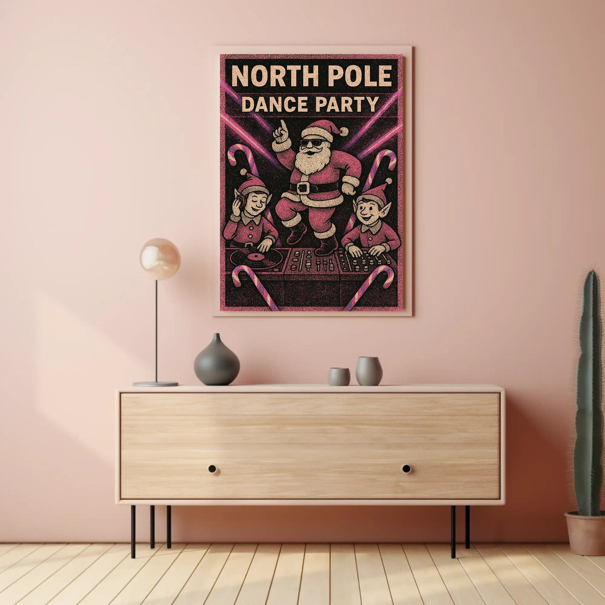 North Pole Dance Party Poster