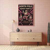 North Pole Dance Party Poster