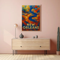 Vibrant New Orleans Poster