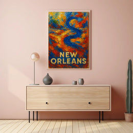 Vibrant New Orleans Poster