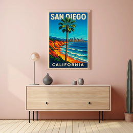 San Diego Travel Poster