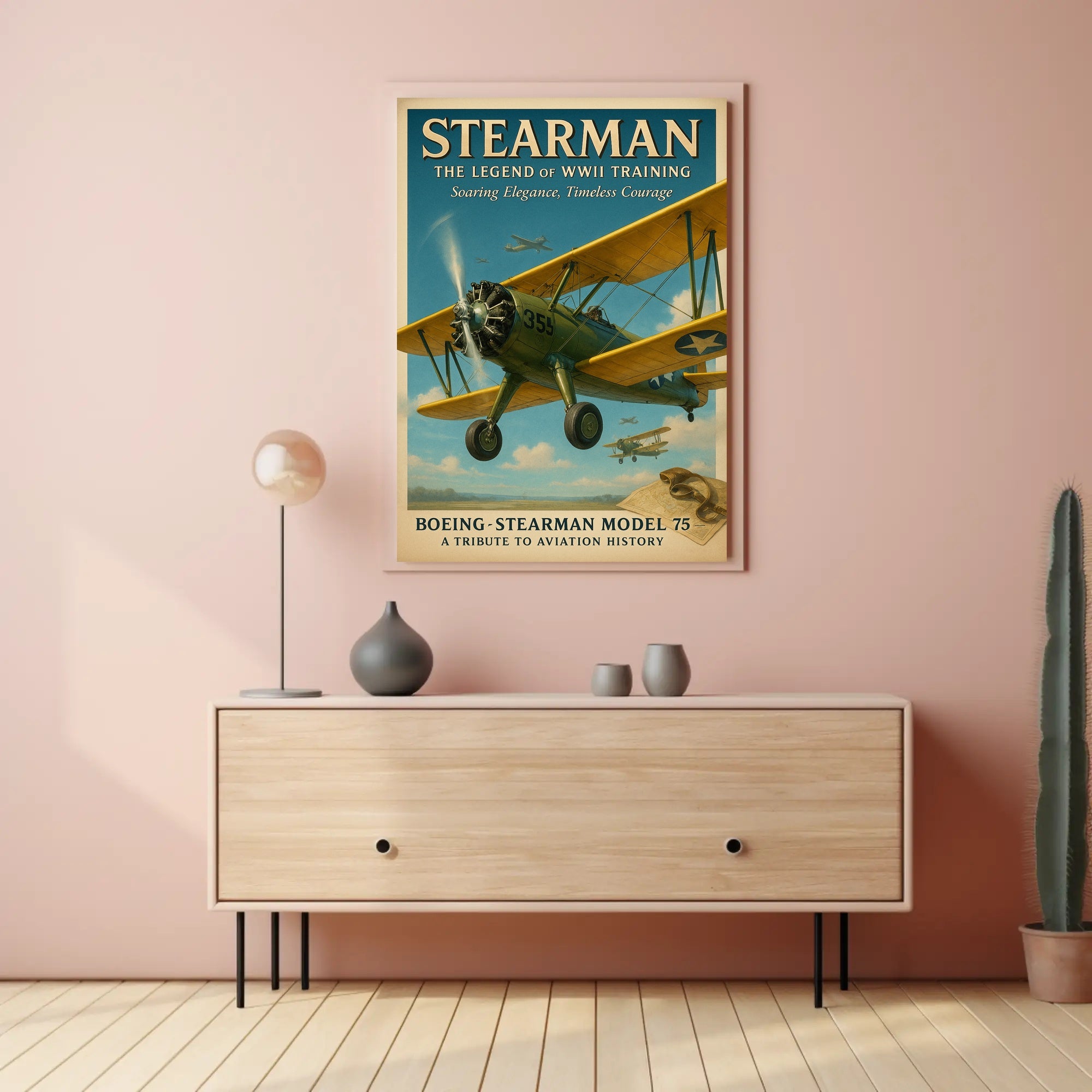 Stearman: The Legend of WWII Training Poster