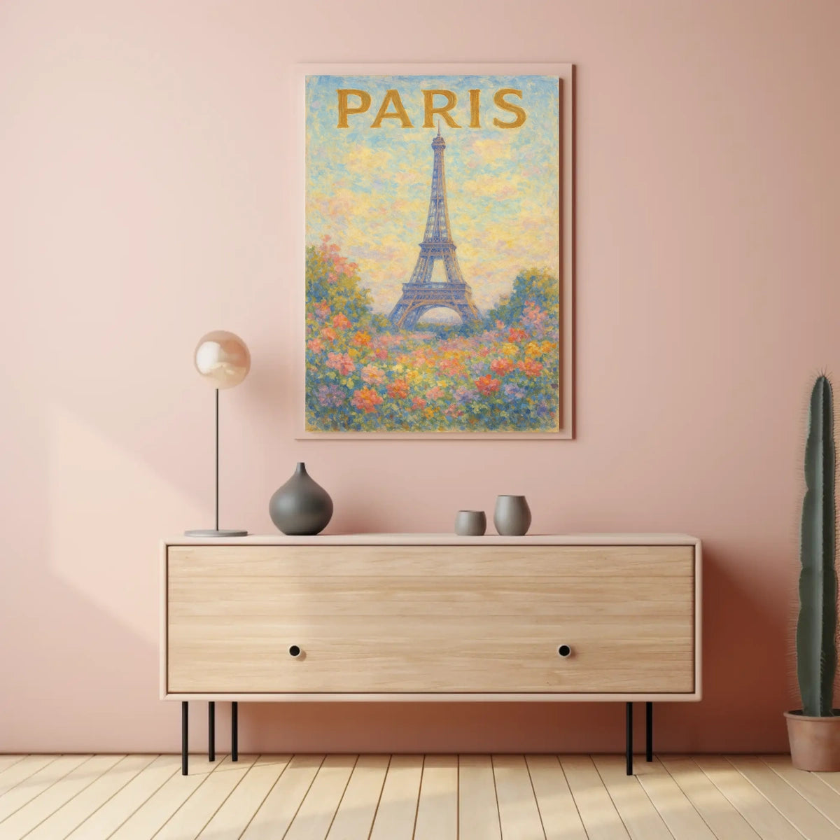 Paris in Bloom Poster