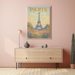 Paris in Bloom Poster